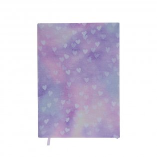 Elastický textilní obal na knihy Unicorn Princess Purple 2024