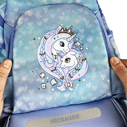 Školská taška Active AIR FLX Unicorn Princess Ice Blue BECKMANN 2023+zložka