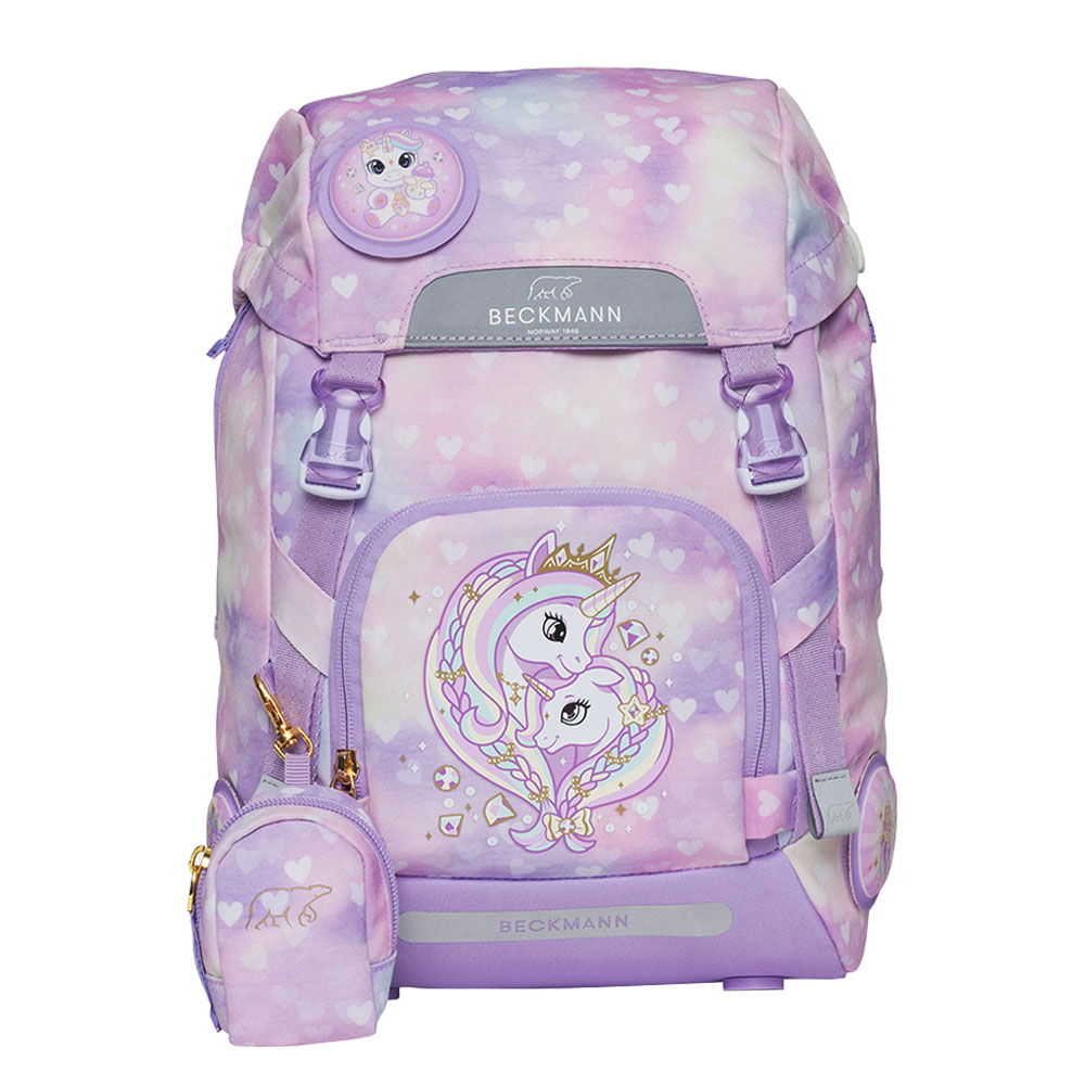 Szkolny plecak Classic Unicorn Princess Purple BECKMANN 2024