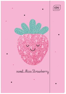 Zložka matná Strawberry A4
